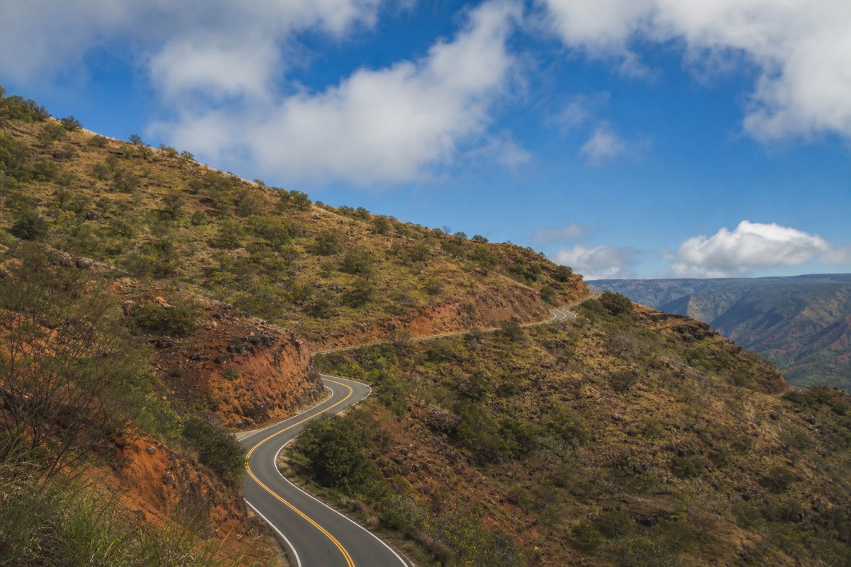 Illustrative canyon landscape